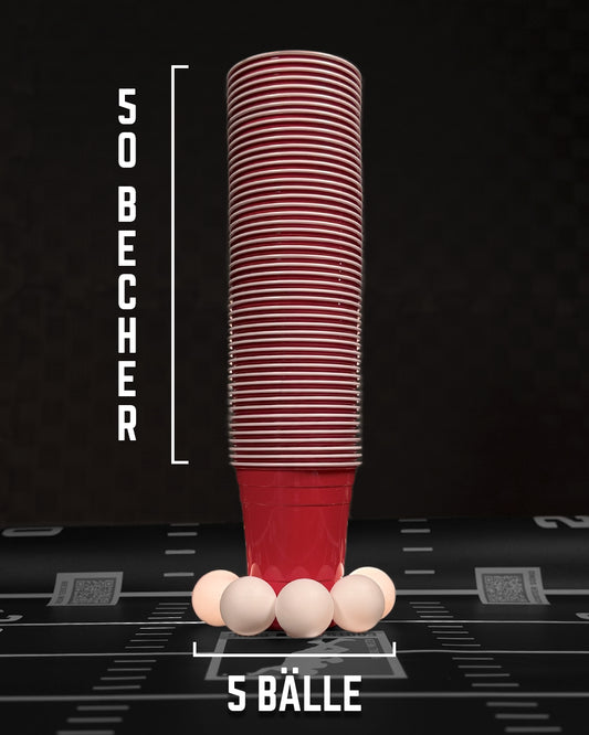 Becher & Bälle Set